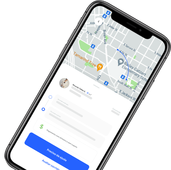 Mockup do app